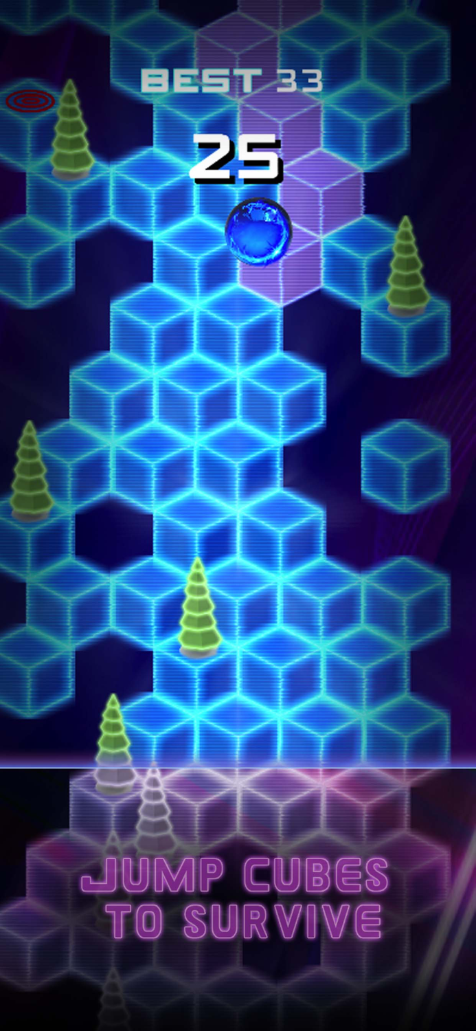 Ball Runner Neon Jump