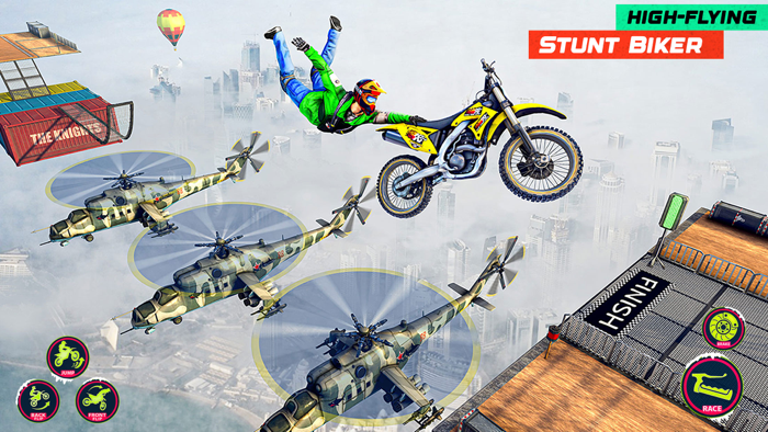 Bike Stunt 3D Motorcycle Games