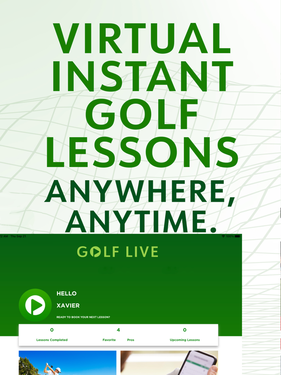 Screenshot #5 pour Golf Live - Instant Lessons