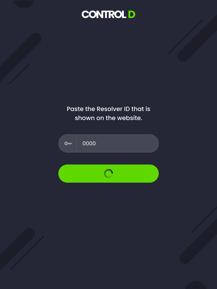 Control D Quick Setup