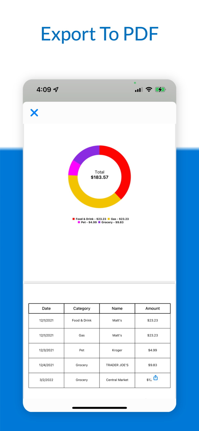 Capture Receipt Tracker