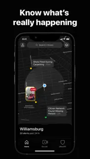 citizen: local safety alerts iphone screenshot 2