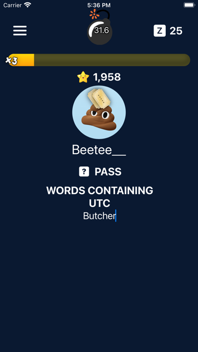 Word Bomb: Multiplayer Screenshot