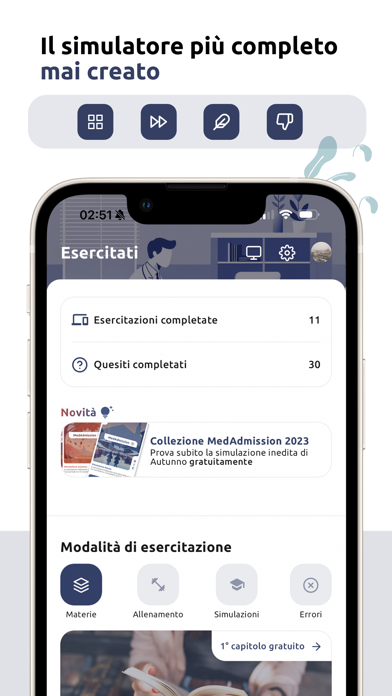 MedAdmission - Test Medicina Screenshot