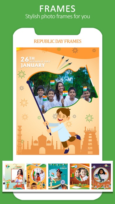 Republic day Photo Frames App Screenshot