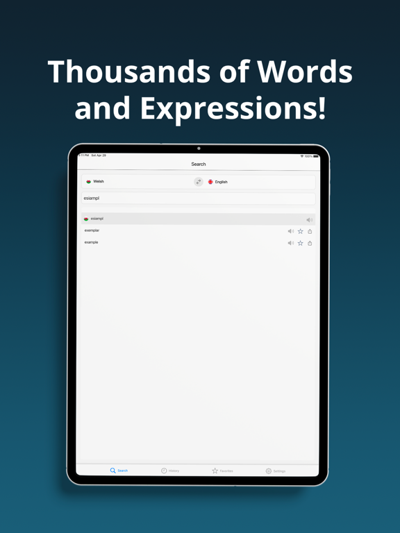 Screenshot #5 pour English Welsh Dictionary +