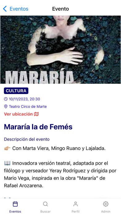 Eventos Santa Cruz de La Palma Screenshot