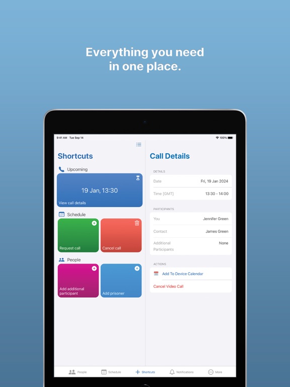 Prison Video iPad screenshot 4 - Social Networking app