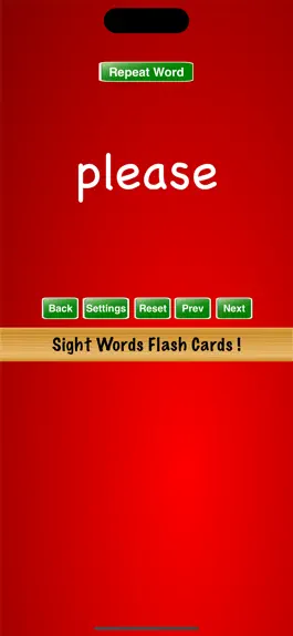 Game screenshot Sight Words Flash Cards ! apk