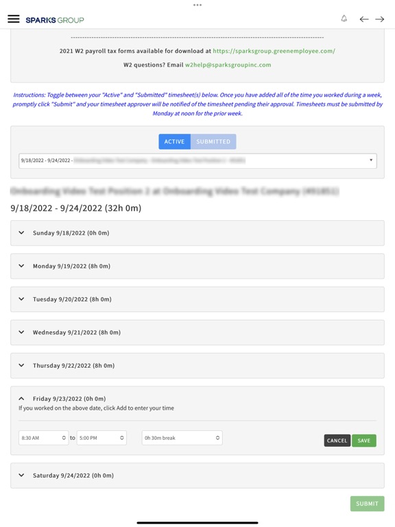 Sparks Group: Jobs & Staffing iPad screenshot 4 - Business app