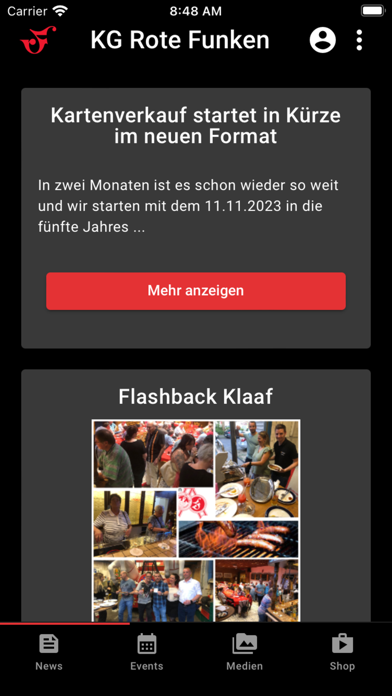 Rote Funken Leverkusen Screenshot