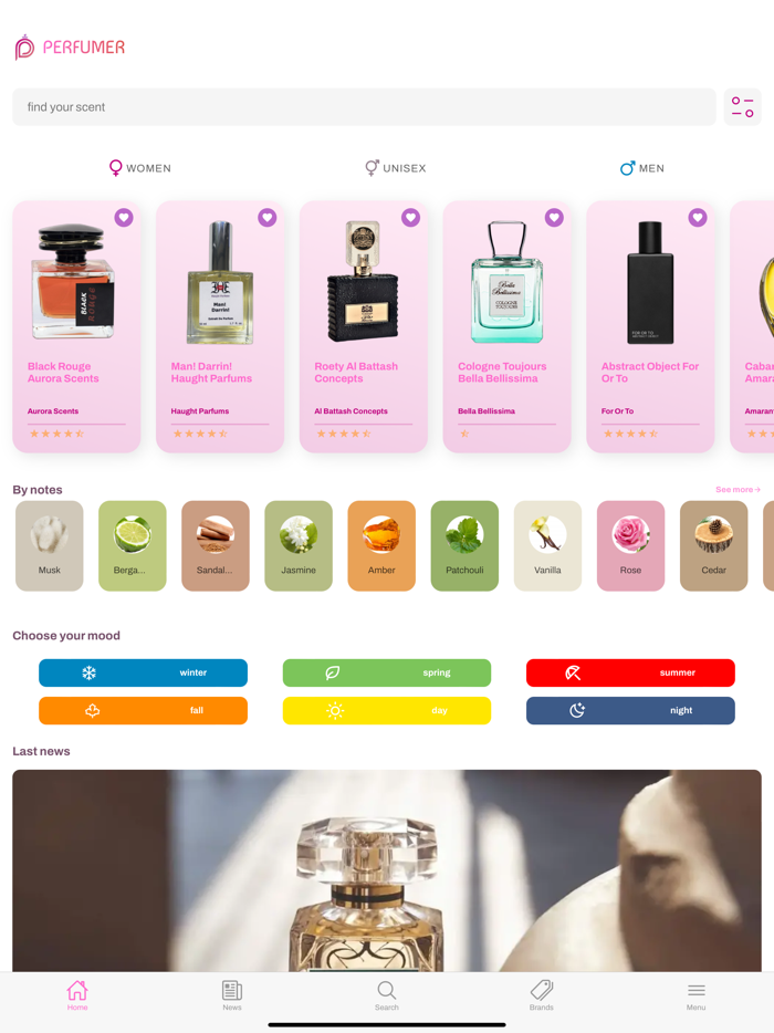 Perfumer App