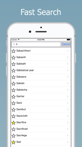 Bible Dictionary and Glossary screenshot
