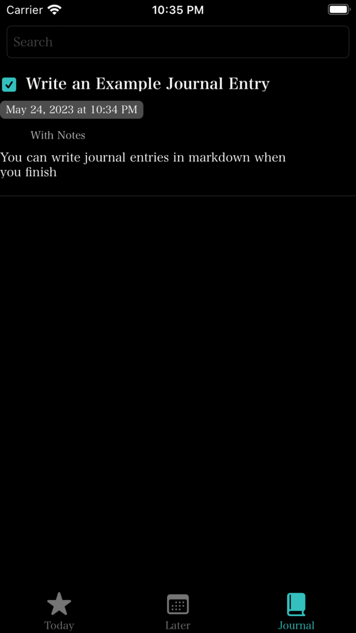 Do Tasks and Journaling