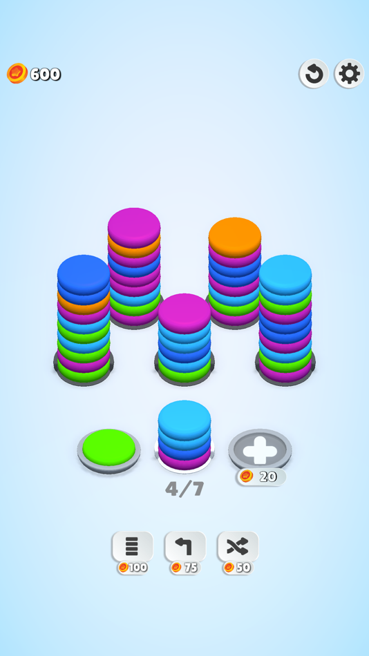 #5. Colorful Stack (iOS) 由: Mehmet Fatih Sahin