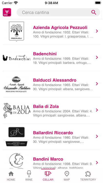 Vini Emilia Romagna