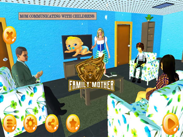 Real Mother Happy Dad life Sim
