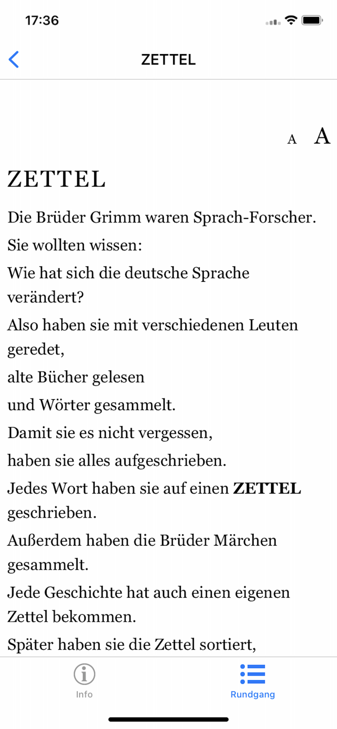 GRIMMWELT - Leichte Sprache