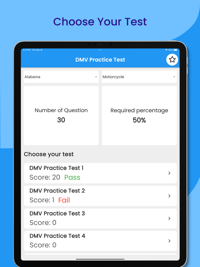 DMV Practice Test 2024