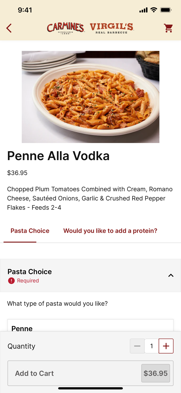 Carmines NYC and Virgils BBQ