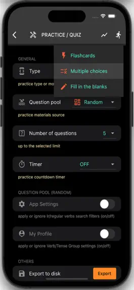 Game screenshot ITALIAN VERB CONJUGATION +QUIZ mod apk