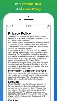 privacy policy generator iphone screenshot 4