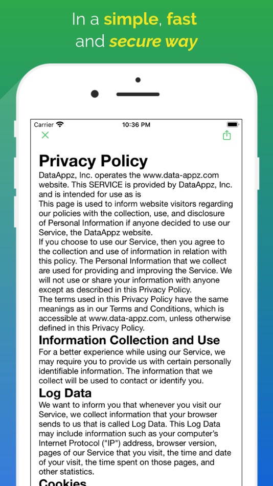 #4. Privacy Policy Generator (macOS) 由: DataAppz Tecnologia Ltda