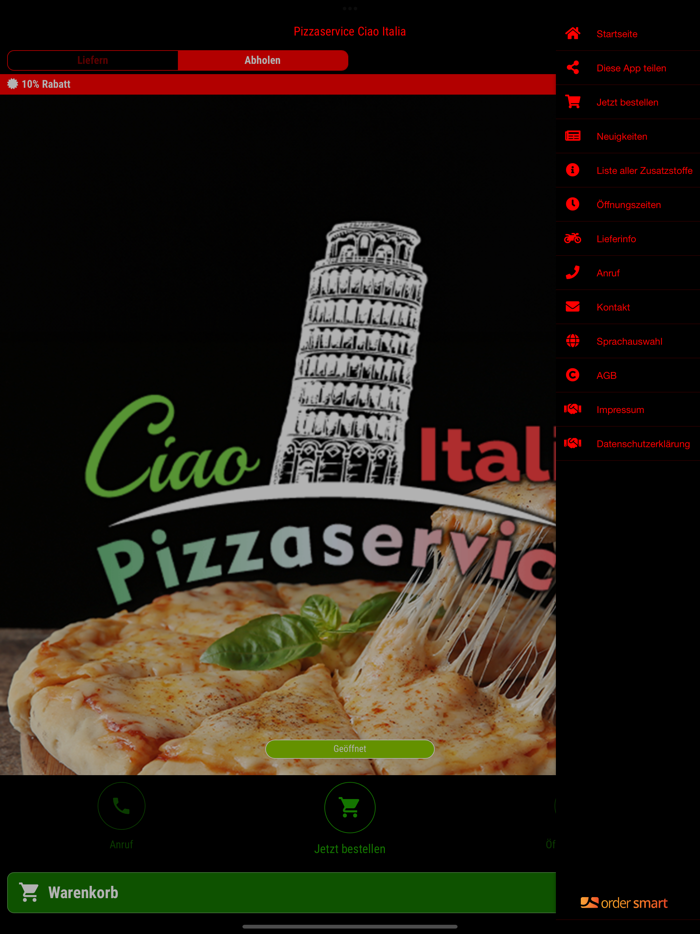 Pizzaservice Ciao Italia