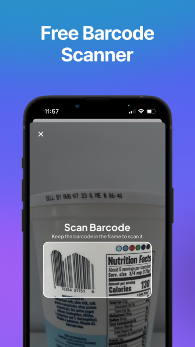 Kalorie: Food Tracker Screenshot