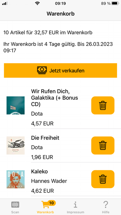 Silver Disc- verkaufe CD & DVD Screenshot