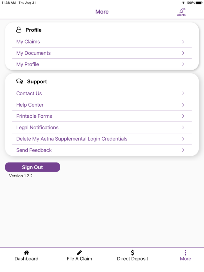 My Aetna Supplemental