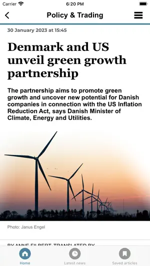 EnergyWatch News screenshot 2
