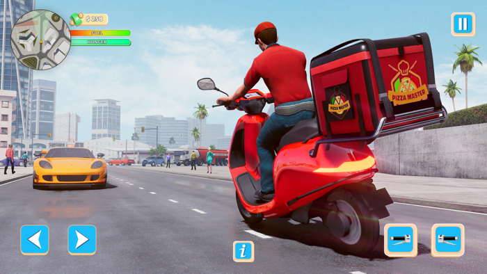 Pizza Food Delivery Boy Games