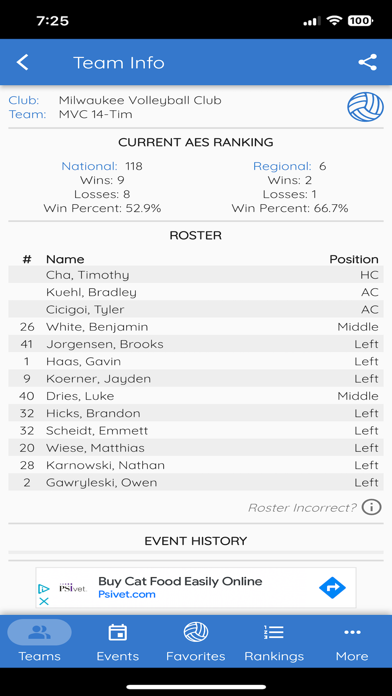 Volleyball Parent Screenshot 3 - AppWisp.com Volleyball Parent Screenshot 3 - AppWisp.com