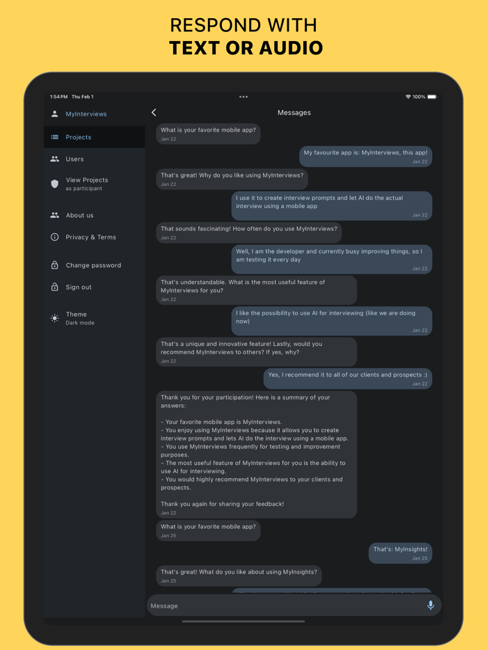 MyInterviews - AI Interviewer