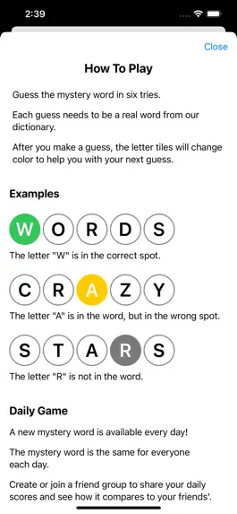 Game screenshot Wordie - Daily Word Game hack