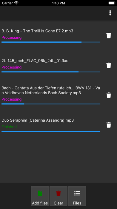 Audio Speed Converter Screenshot