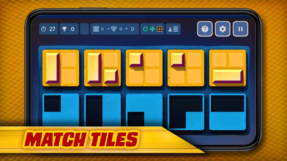 #2. Gem Genie: Tile Matching Game (iOS) By: Greg Duda