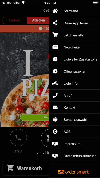 I love Pizza Screenshot