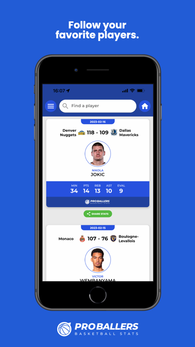 Proballers basketball Screenshot