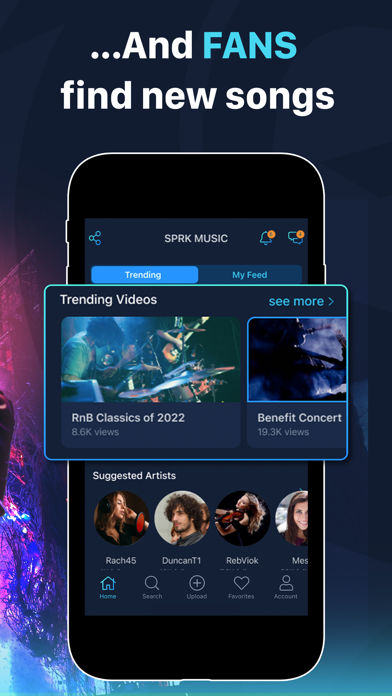 SPRK MUSIC – Videos & Photos Screenshot 2 - AppWisp.com SPRK MUSIC – Videos & Photos Screenshot 2 - AppWisp.com
