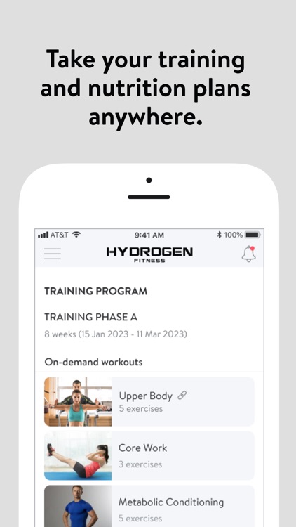 Hydrogen Fitness App