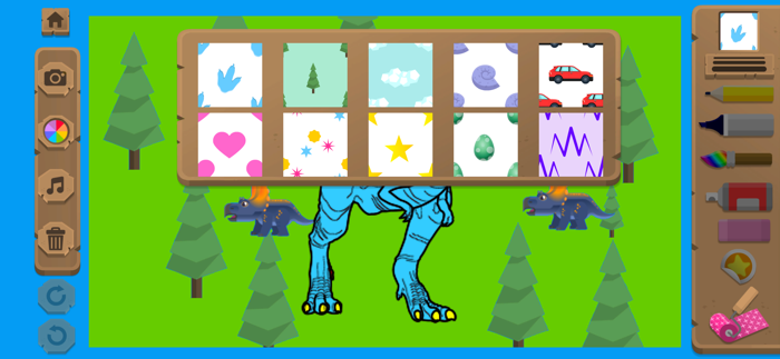 Dino World Coloring
