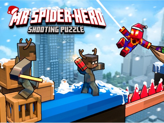 Mr Spider Hero Shooting Puzzleのおすすめ画像1