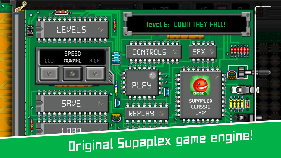 #3. Supaplex (iOS) 由: inArcade