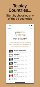 MundiRetos - America screenshot #3 for iPhone