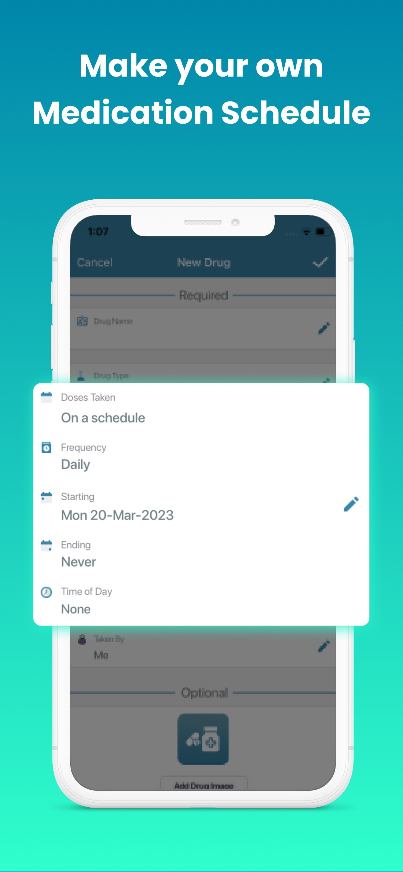 Dosecast: 내 알약 알림 앱 스크린샷 3