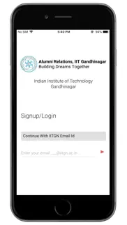 iitgn alumni relations iphone screenshot 1