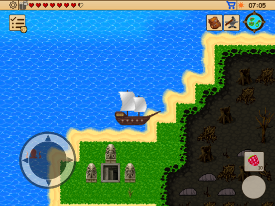 Survival RPG 1: Lost Treasure iPad screenshot 5 - Games app