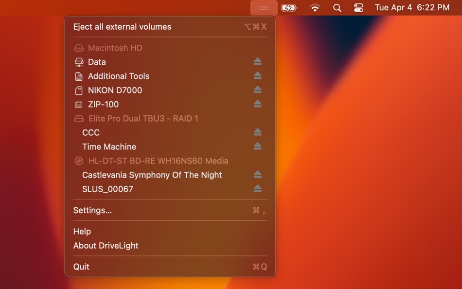 #2. DriveLight (macOS) Podle: TTKB, LLC
